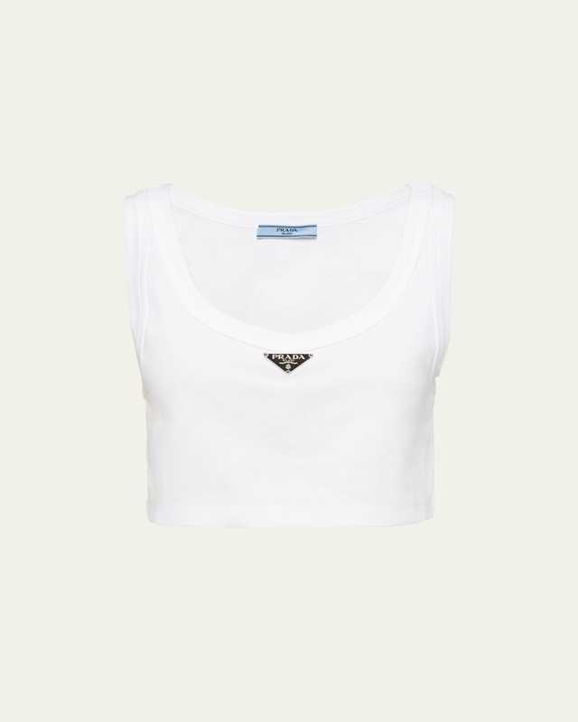 Jersey Cropped Tank Top