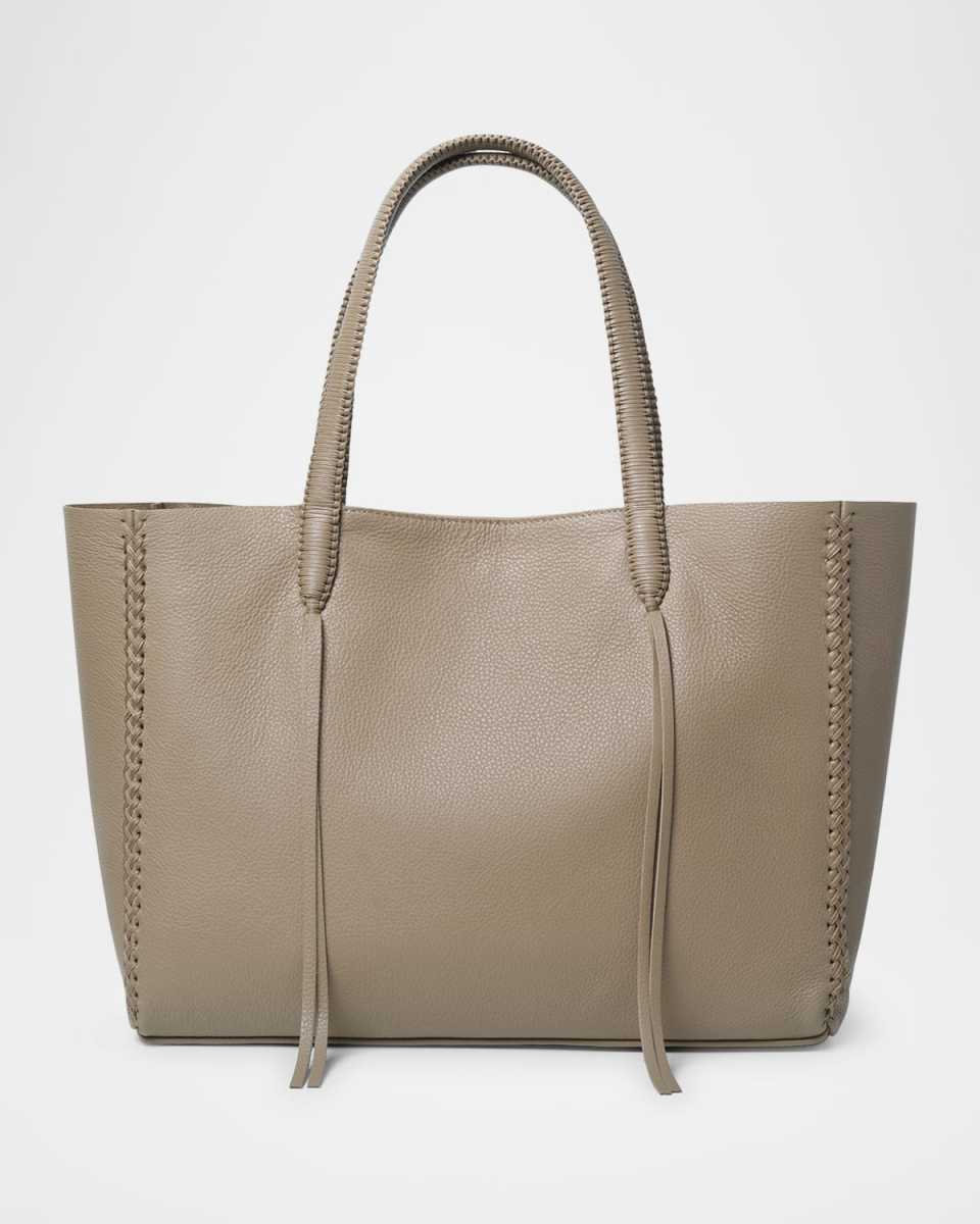 Medium Grained Leather Tote Bag