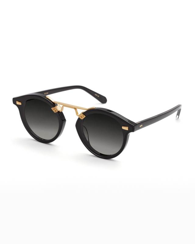 STL Nylon Round Acetate Sunglasses