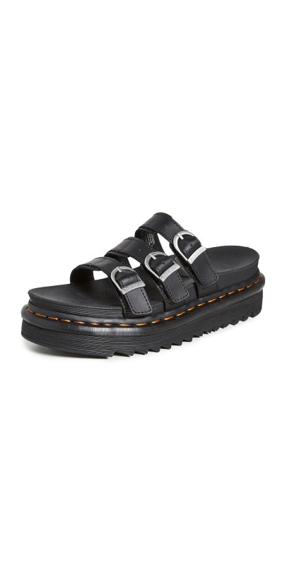 Dr. Martens Blaire Slide Sandals Black Hydro