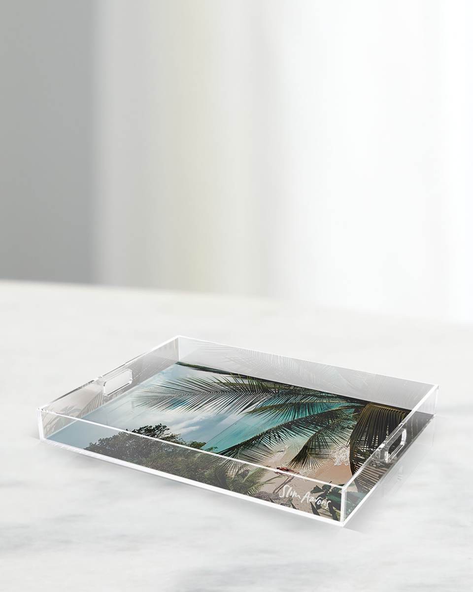 x Slim Aarons Las Brisas Hotel Acrylic Serving Tray