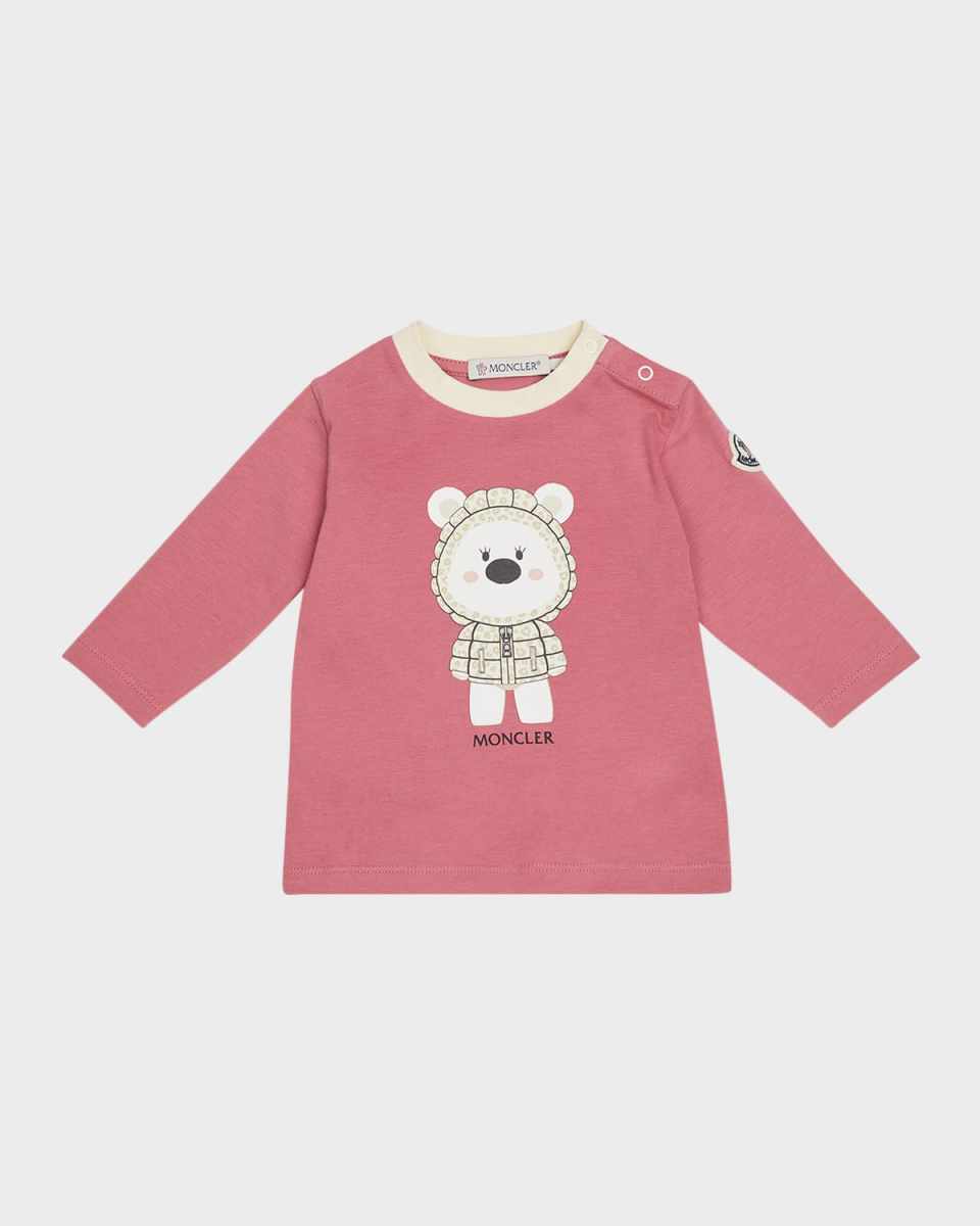 Bear Graphic Logo-Print T-Shirt, Size 6M-