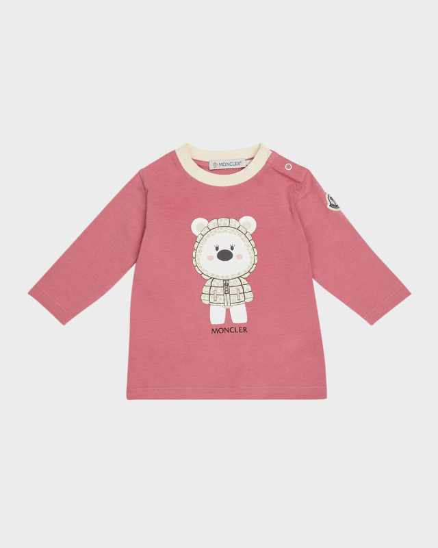 Bear Graphic Logo-Print T-Shirt, Size 6M-