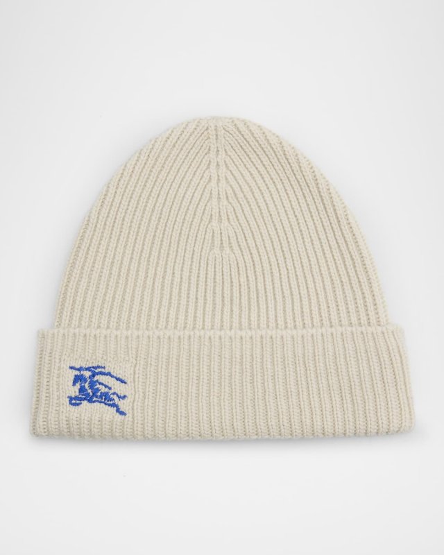 Men's Embroidered EKD Cashmere Beanie Hat