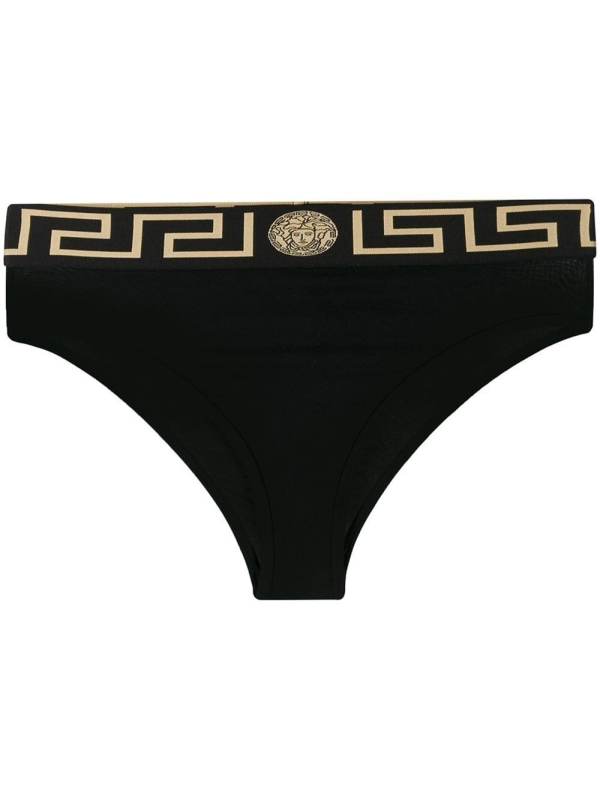 Greca Border high-waisted briefs