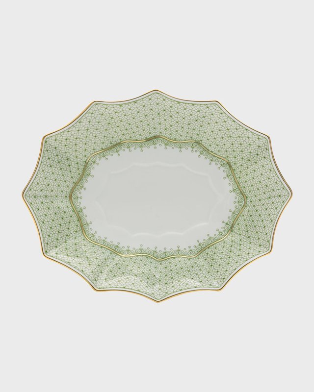 Apple Lace 12-Sided Lobed Large Tray