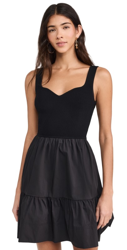Tanya Taylor Short Josephina Dress Black