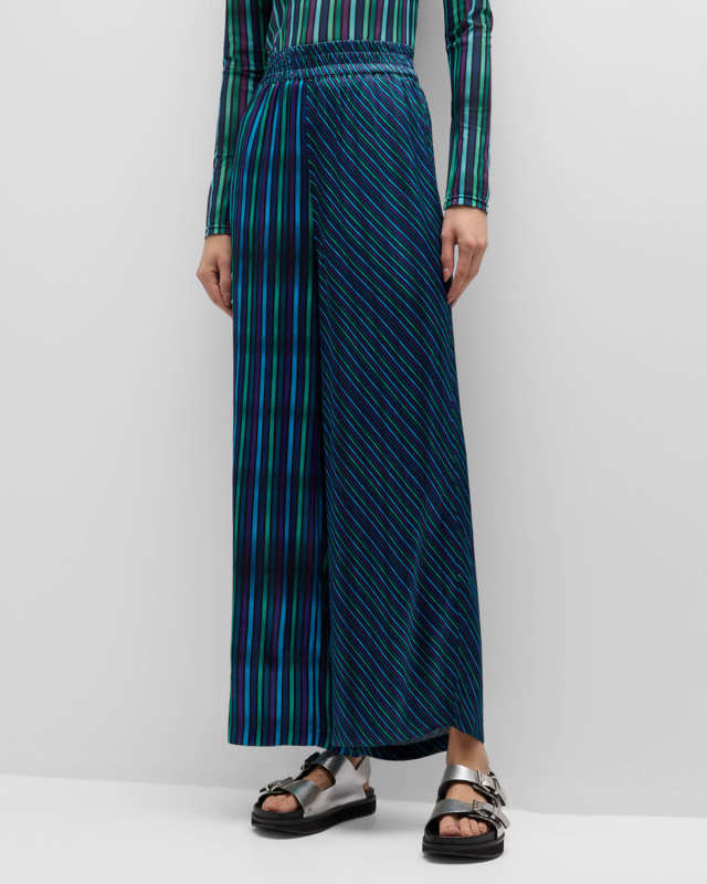 Multi-Stripe Pull-On Pants