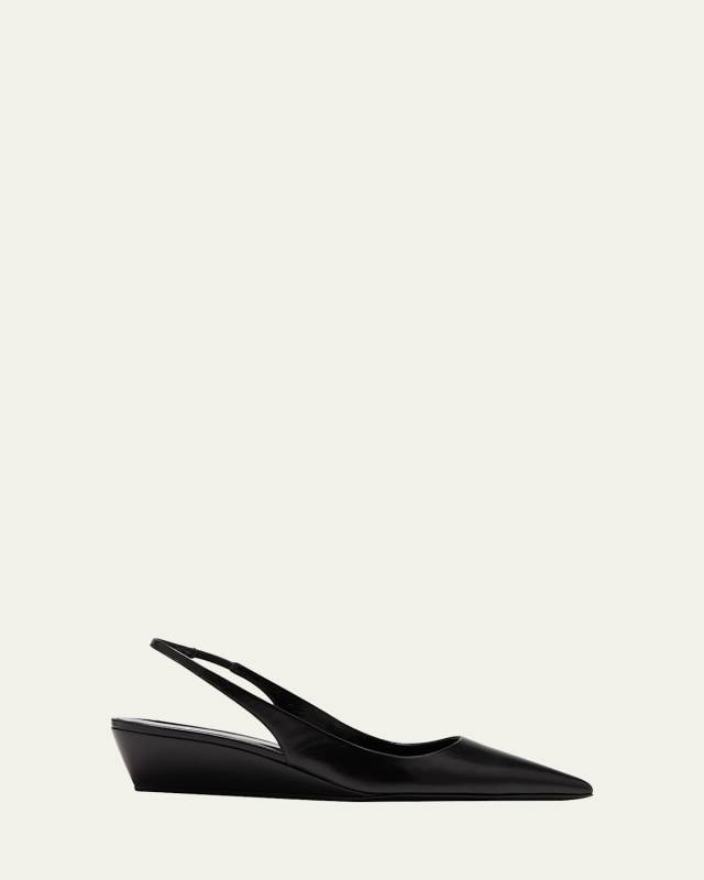 Amber Slingback Demi-Wedge Sandals