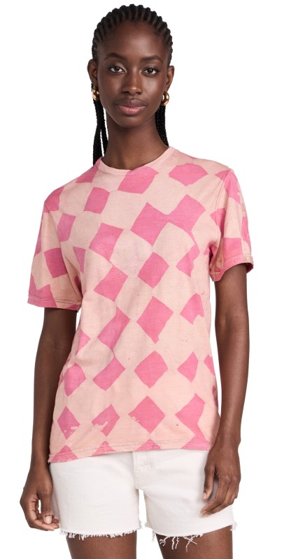 Studio 189 Hand Batik Cotton T-Shirt Pink