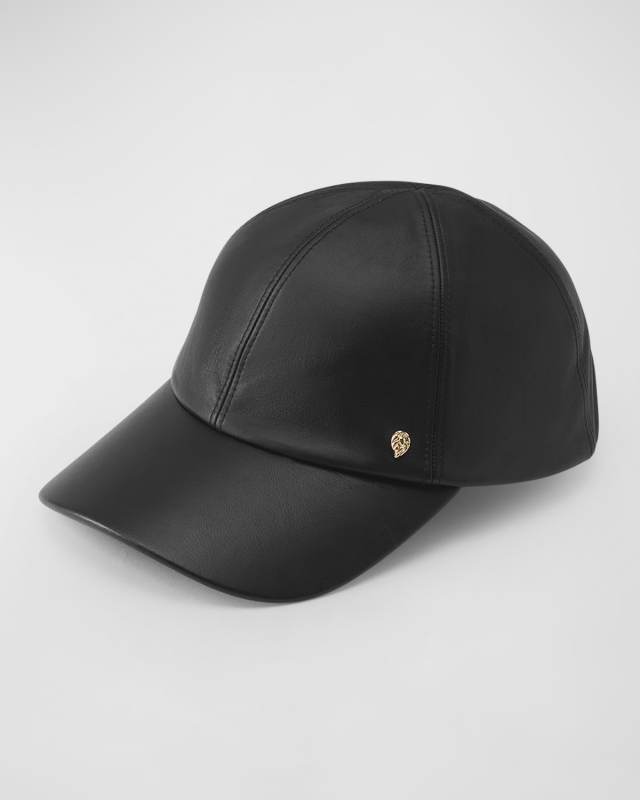 Ashley Leather Baseball Cap