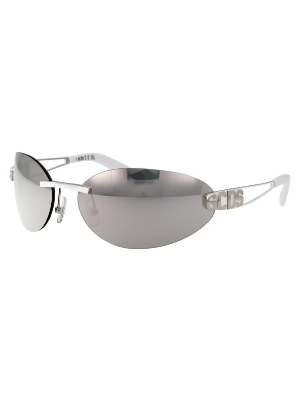 GCDS Oval Frame Sunglasses