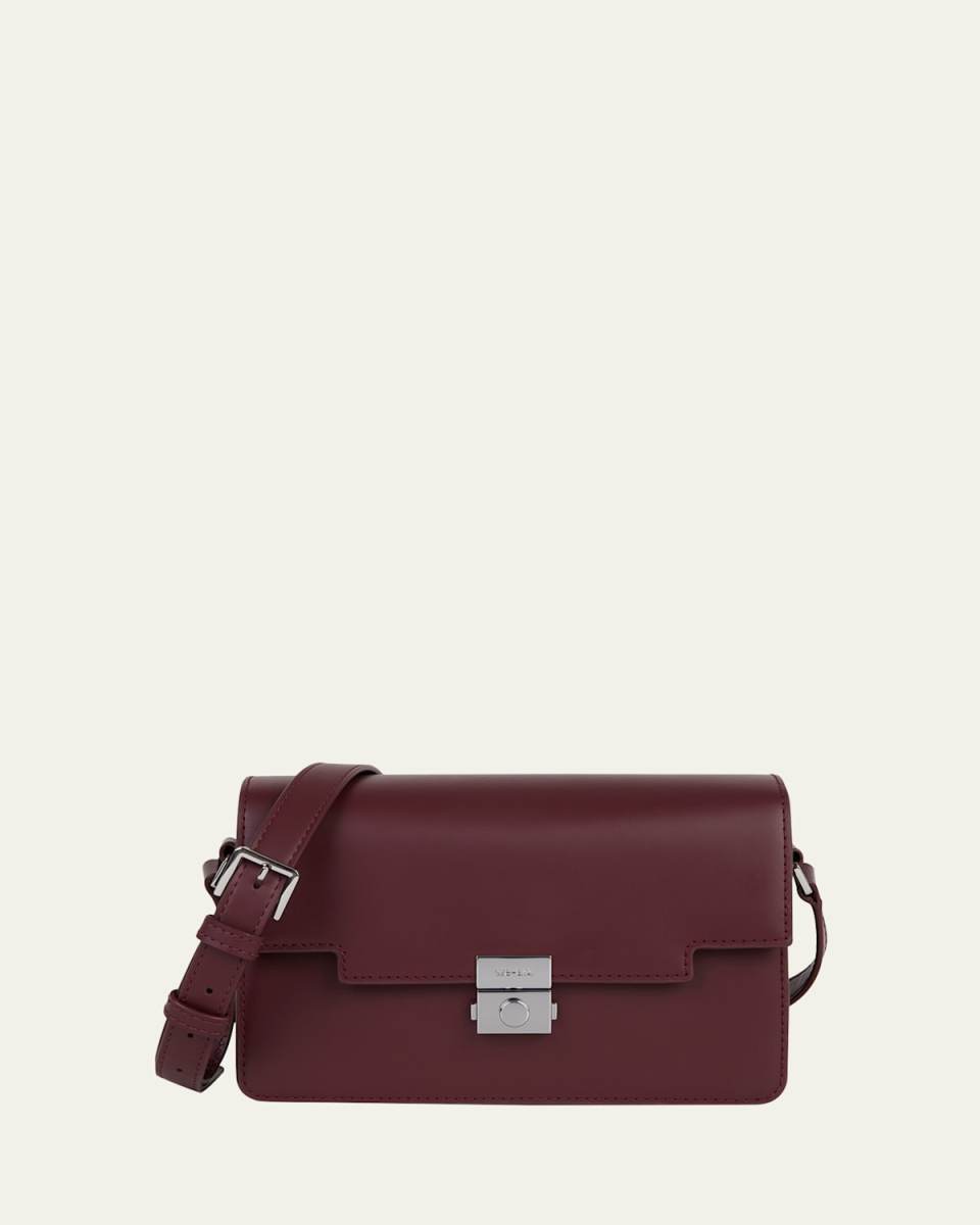 The Retro Flap Leather Crossbody Bag