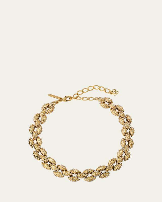 Pearly Tank Chain Necklace