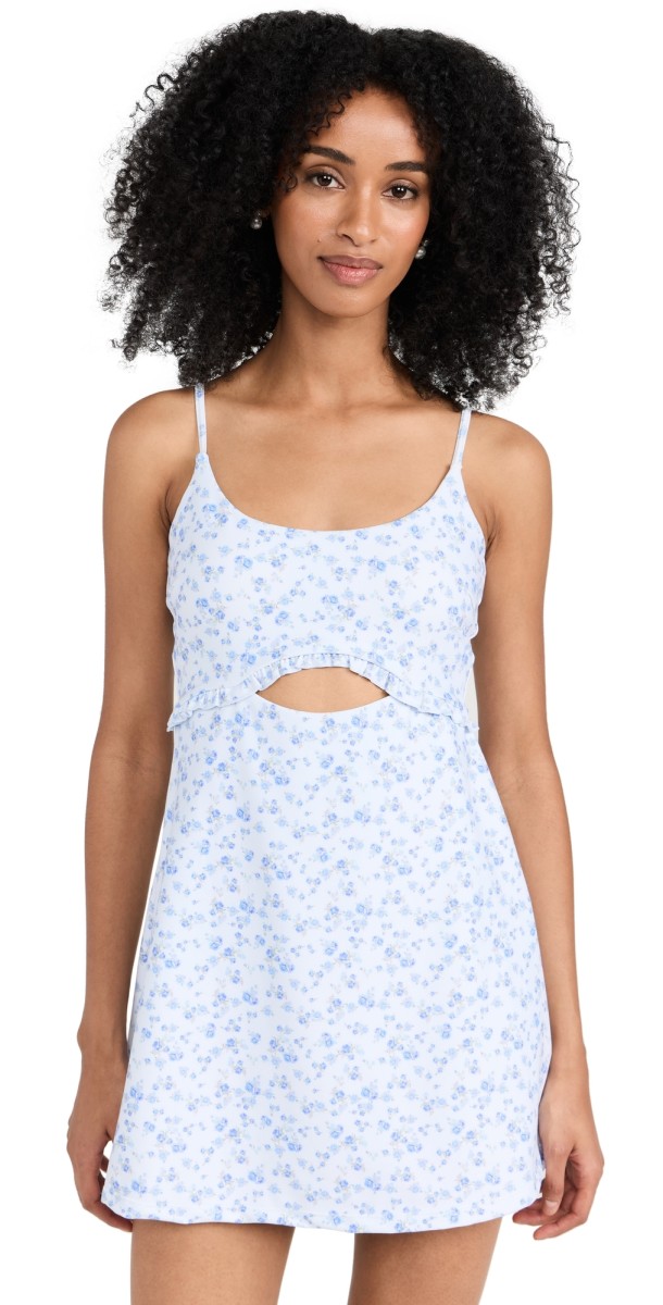 LoveShackFancy Astoria Dress Blueide Walk