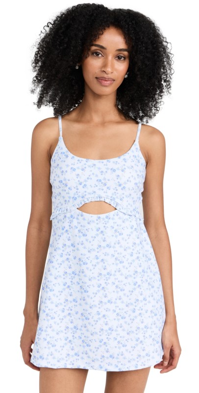LoveShackFancy Astoria Dress Blueide Walk
