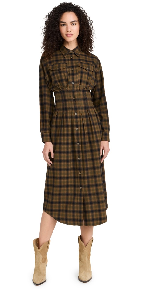 Isabel Marant Étoile Timea Dress Khaki/Khaki