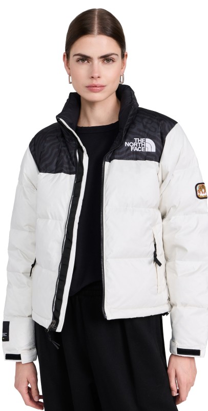 The North Face 1996 Retro Nuptse Jacket White Dune/TNF Black/TNF Tiger