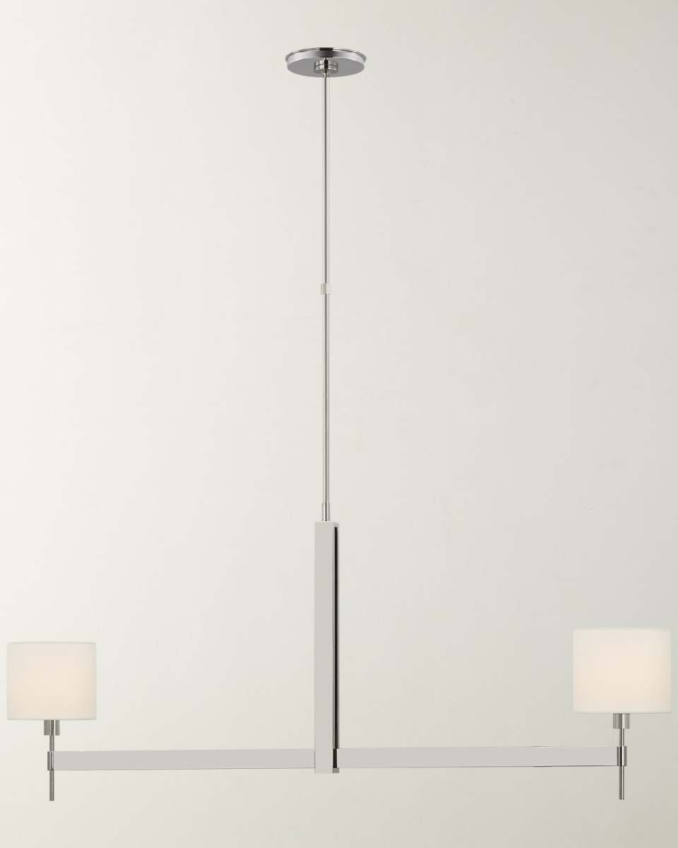 Brontes 54" 2-Light Linear Chandelier by Ray Booth
