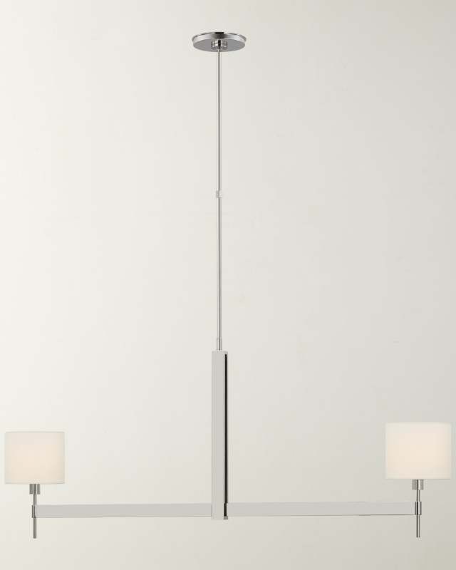 Brontes 54" 2-Light Linear Chandelier by Ray Booth