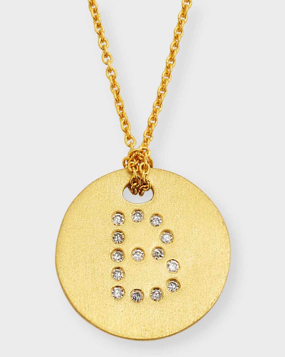 Letter Medallion Necklace