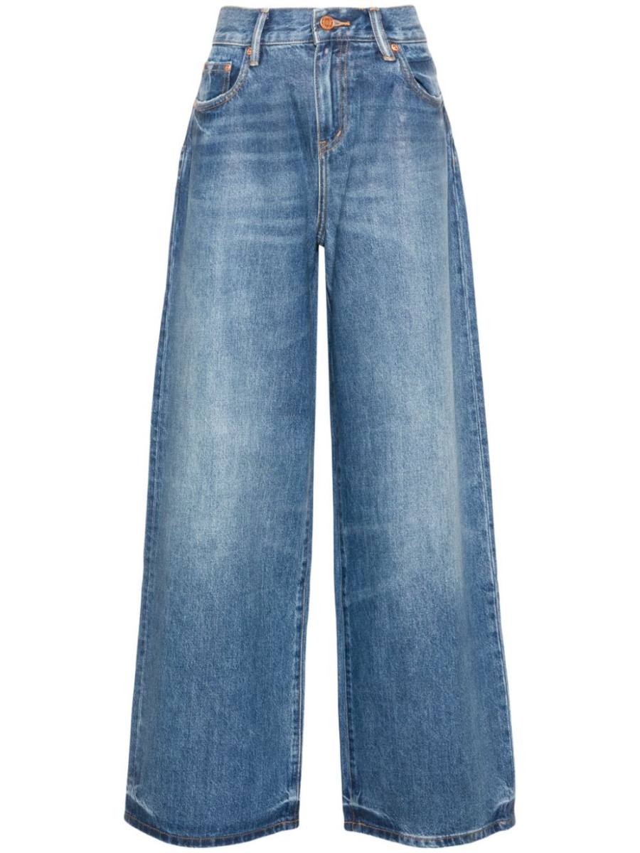 wide-leg jeans