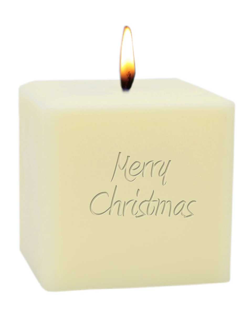 3" Eco-Luxury Merry Christmas Soy Candle