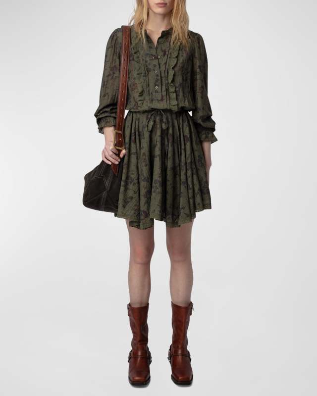 Ranil Tomboy Holly Long-Sleeve Mini Dress