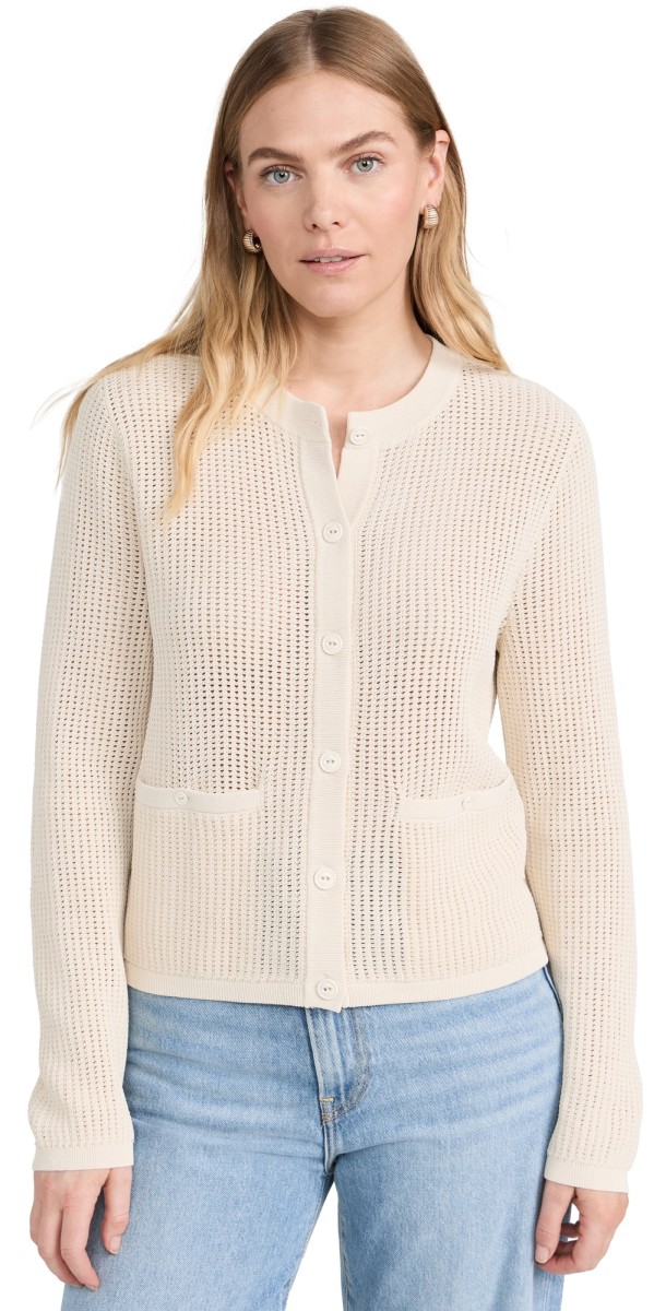 rag & bone Viola Cardigan Turtledove