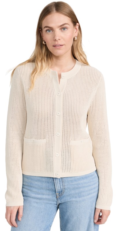 rag & bone Viola Cardigan Turtledove