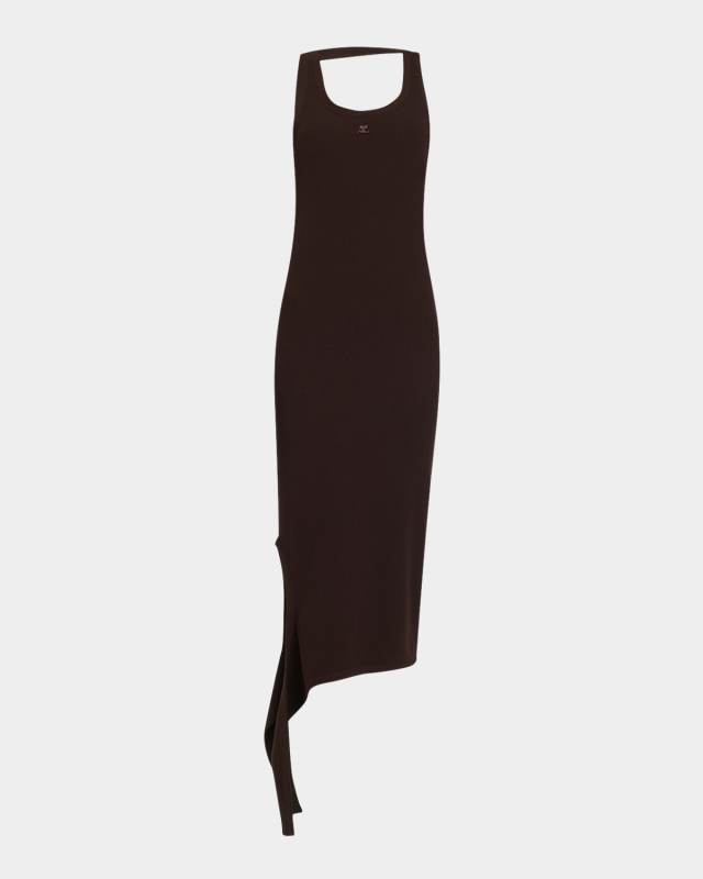 Undressed Rib-Knit Long Dress