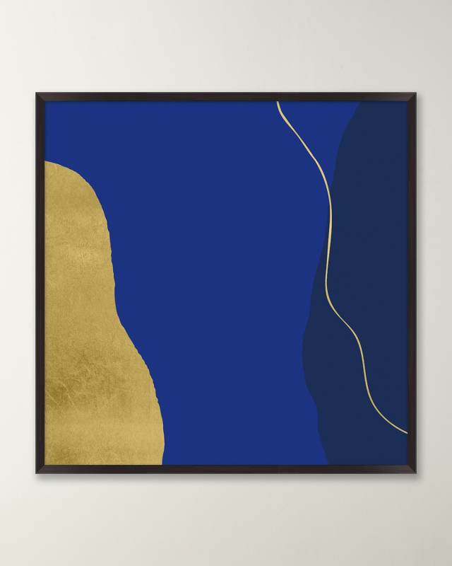 "Azure Song 3" Framed Giclee