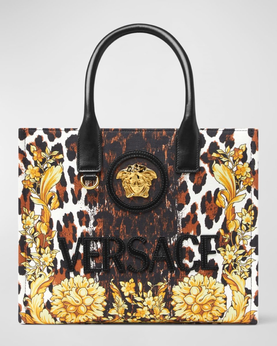 La Medusa Wild Barocco Canvas Tote Bag
