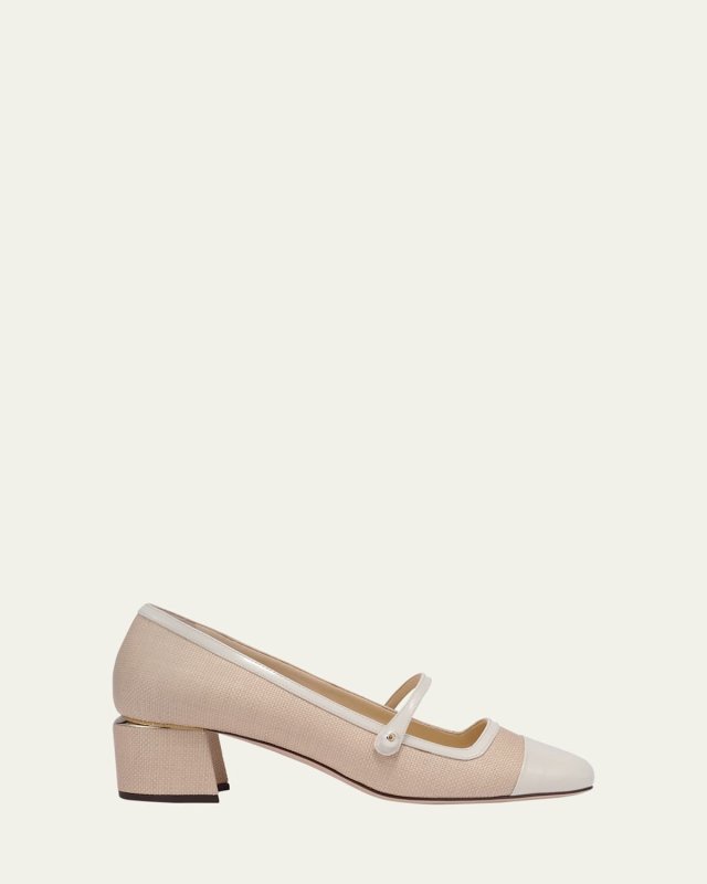 Elisa Woven Mary Jane Pumps