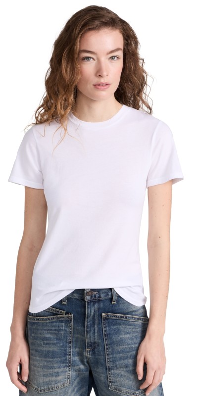 Nili Lotan Mariela Crewneck Tee White
