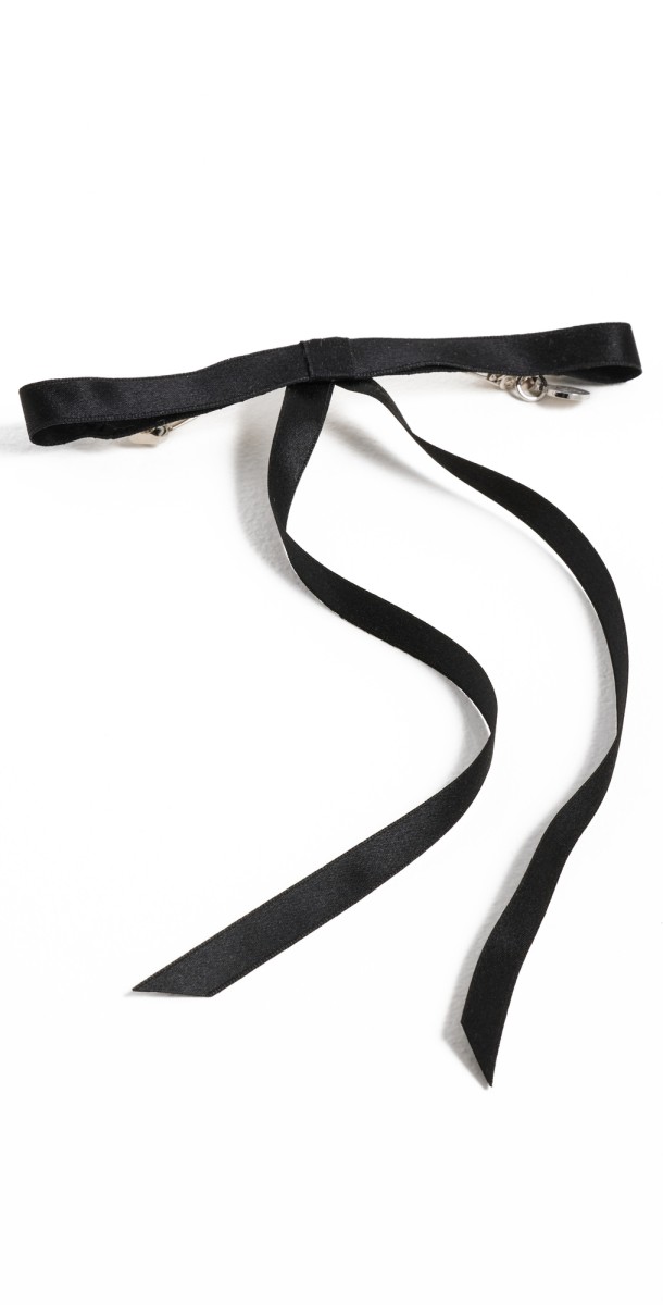 LELET NY Karla Skinny Bow Black