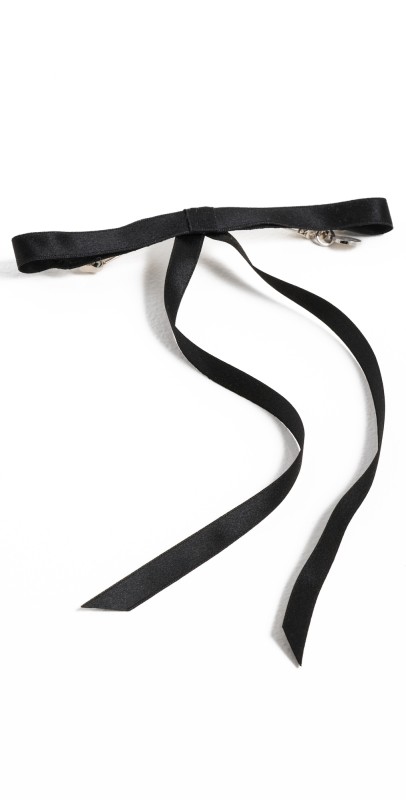 LELET NY Karla Skinny Bow Black