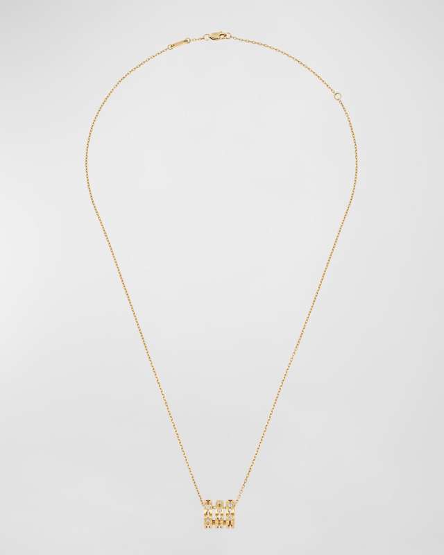 Pulse Pendant Necklace with Diamonds