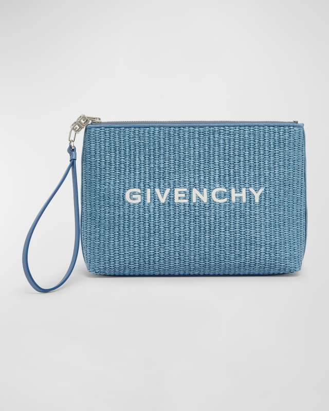 Logo Travel Pouch Wristlet