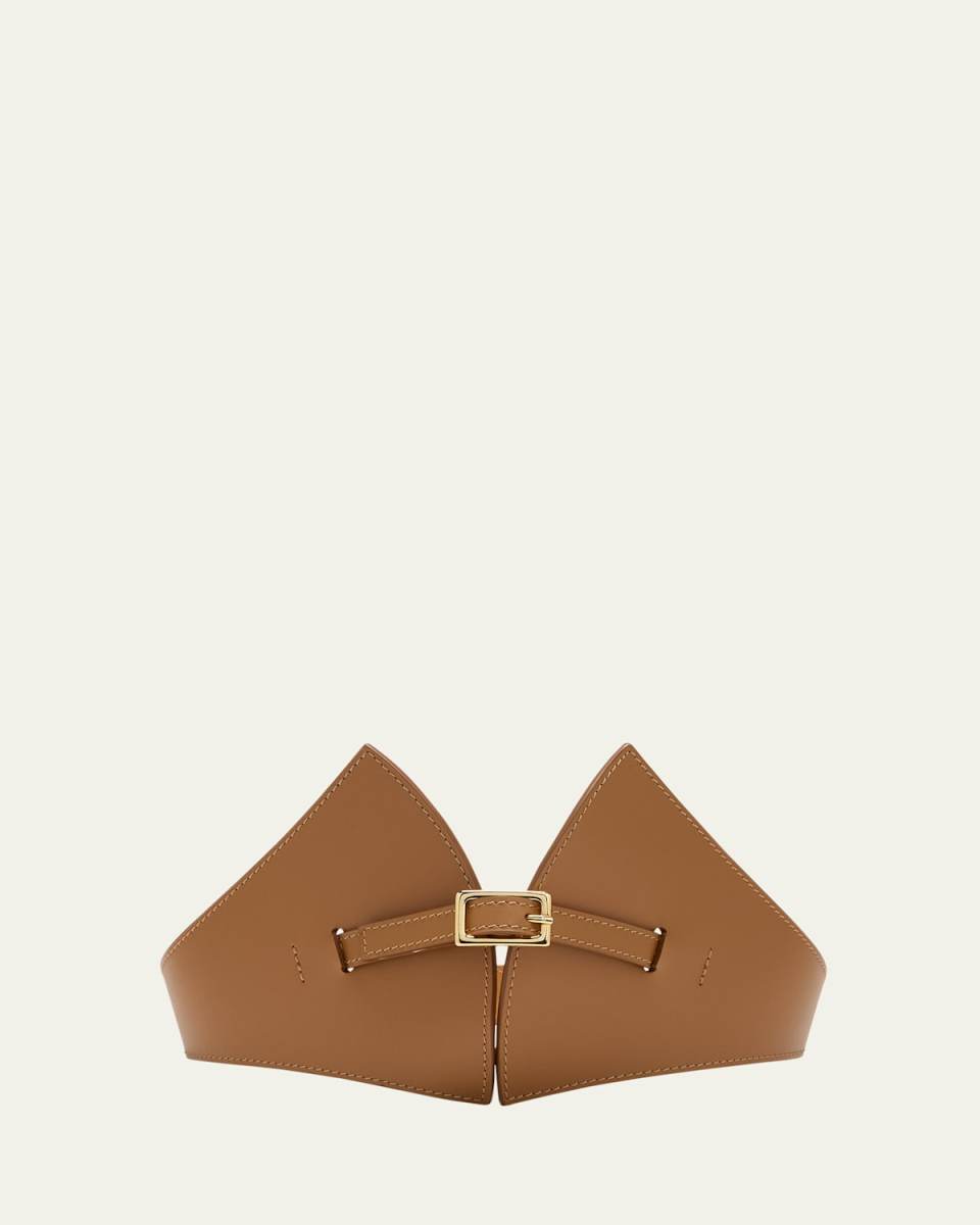La Remarquable Wide Leather Belt