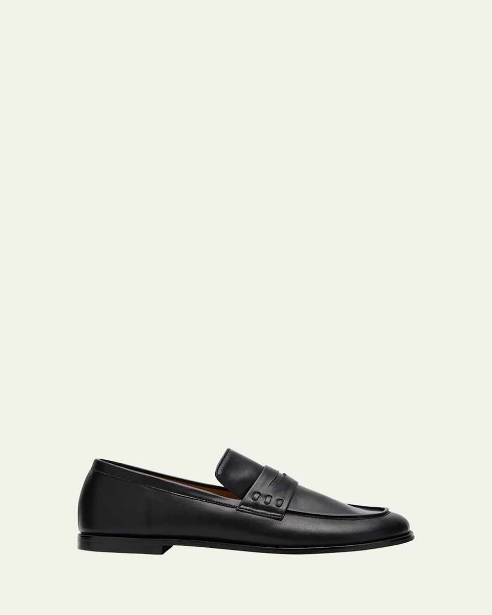 Narae Leather Penny Loafers