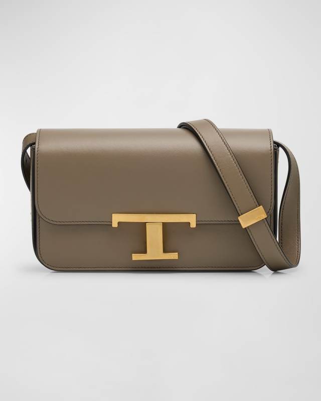 Flap Leather Crossbody Bag