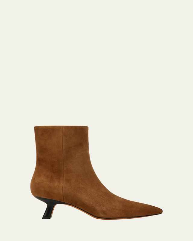 Billy Suede Low Ankle Boots