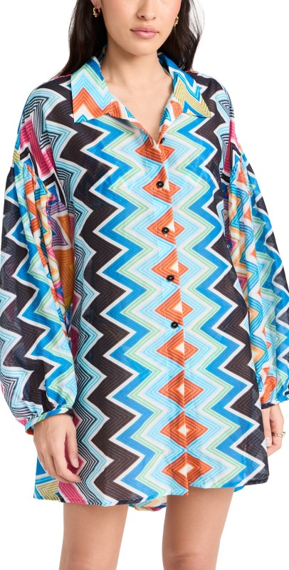 Missoni Zigzag Top Carioca Macro Chevron