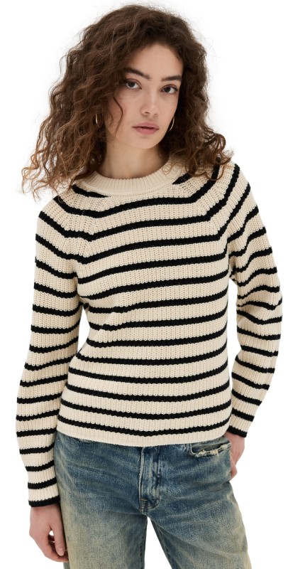 Alexill Amalie Pullover Sweater Ivory/Black