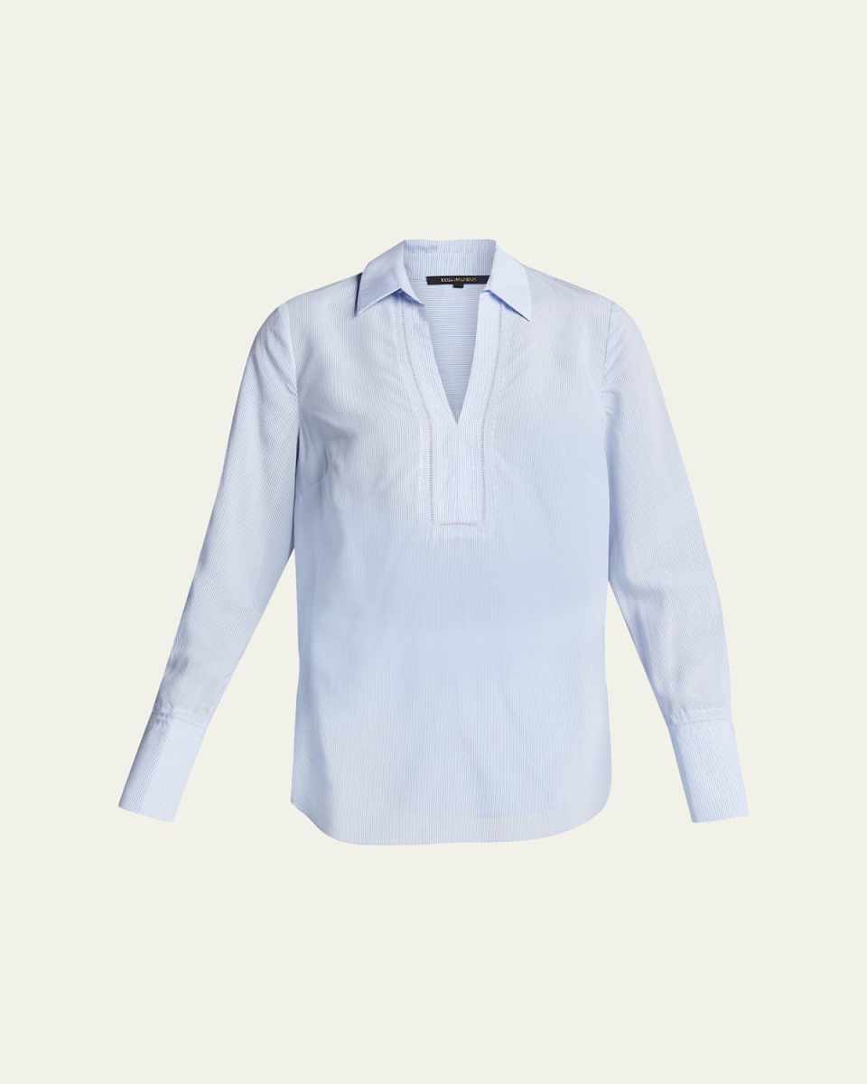Reem V-Neck Cotton Blous