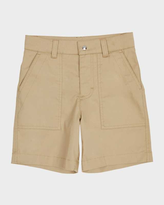 Boy's Cotton Twill Bermuda Shorts, Size 4-