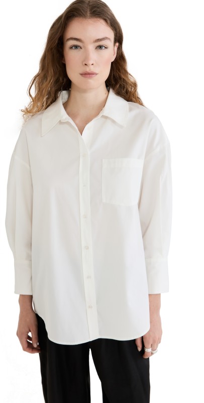 ANINE BING Mika Shirt White
