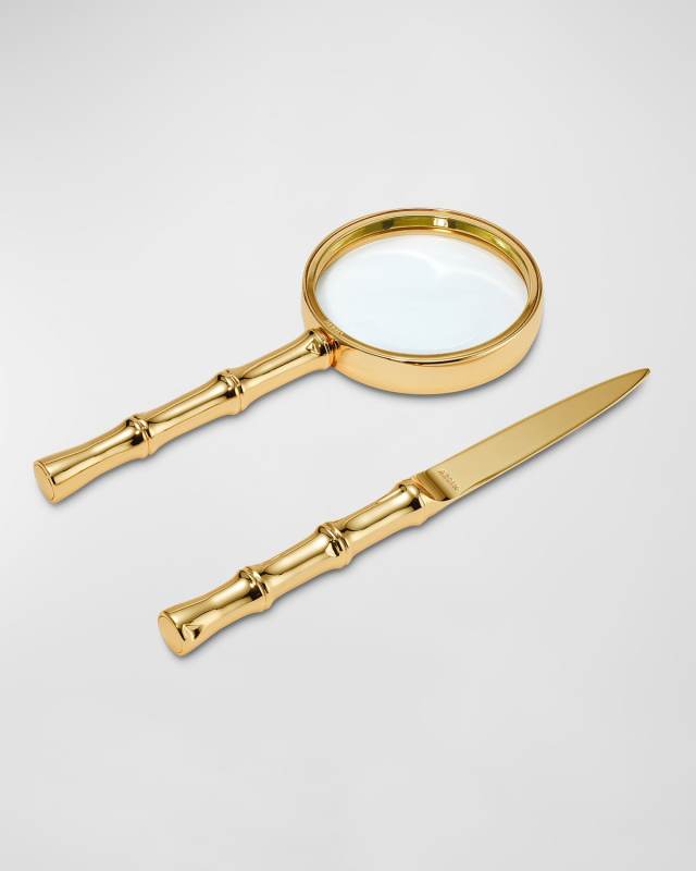 Ava Bamboo Magnifying Glass and Letter Opener