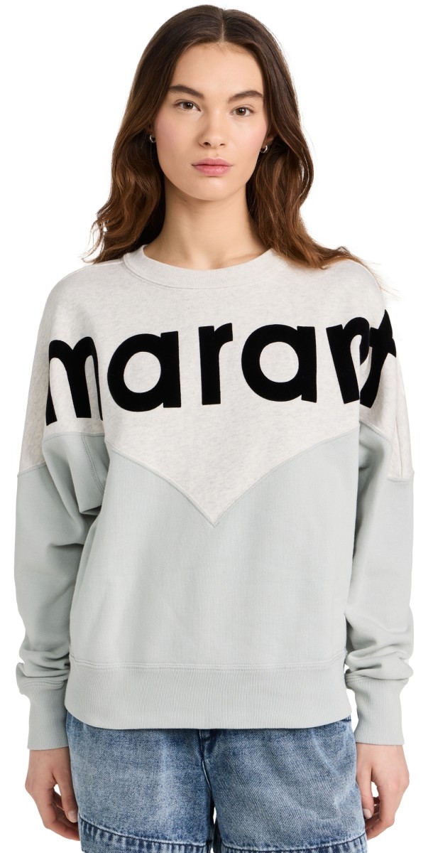 Isabel Marant Étoile Houston Sweatshirt Light Blue
